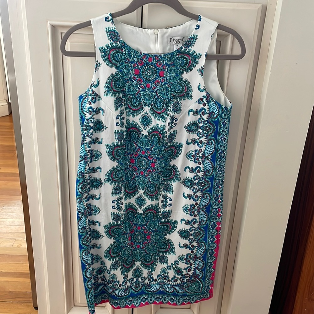 Maggie L colorful shift dress